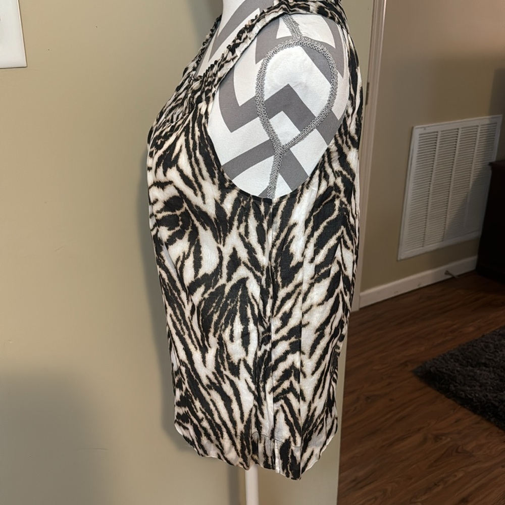 Animal Print Talbots Camisole- Size 8P - Picture 5 of 8